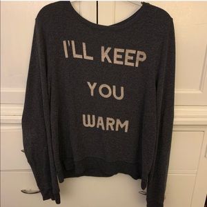 Wild fox baggy beach jumper